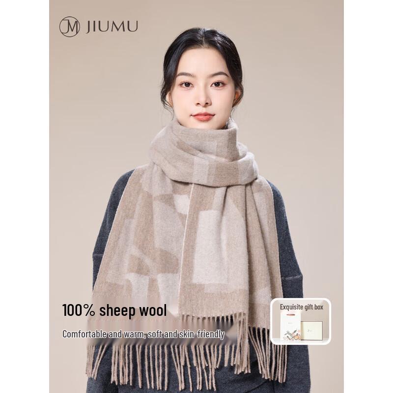 

JIUMU Pure Wool Scarf M