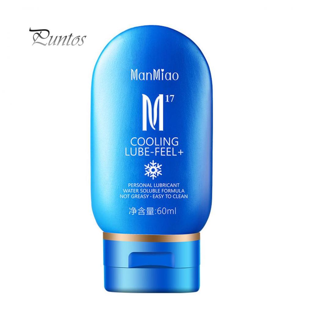 60ml Cooling Water Soluble Formula Sex Lubricant Vagina Anal Lubricating Gel