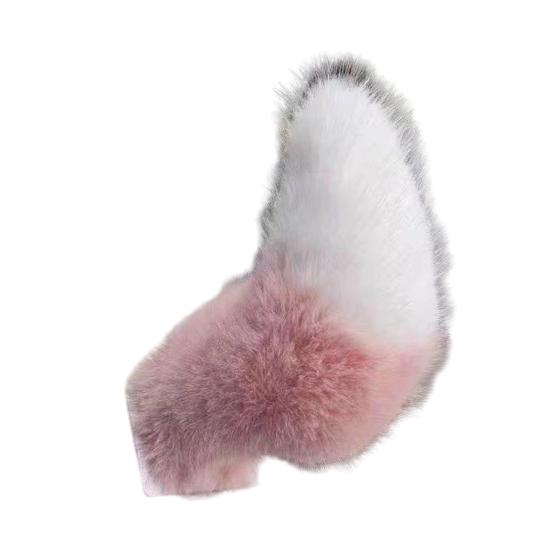 Remote Control Car Tail with Motion Sensor Plush Animal Tail for Vehicle Decoration And Cosplay USB Rechargeable Novelty Gift for Car Enthusiasts