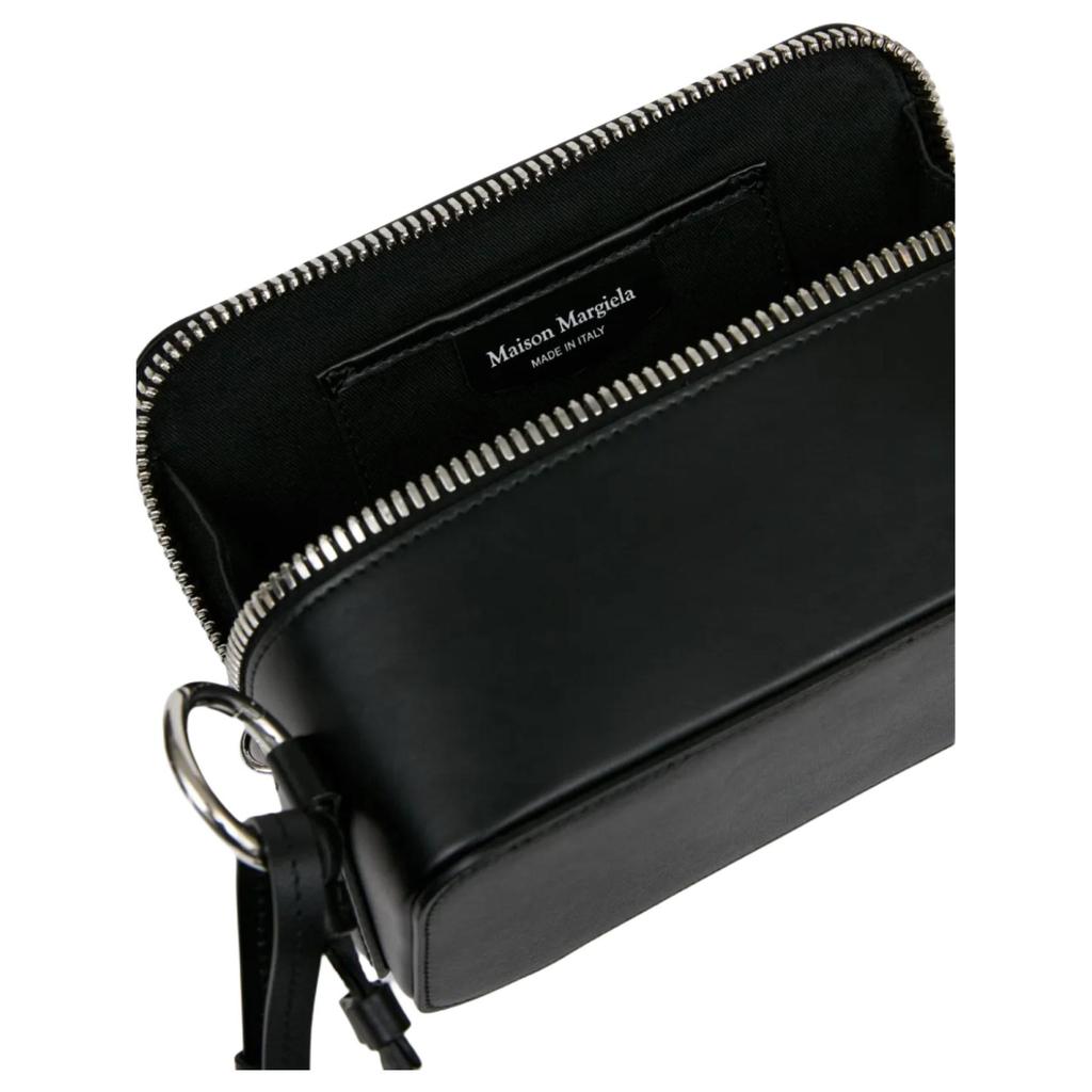 Maison Margiela Signature Four Stitching Small Calfskin Shoulder Bag Women shoulder bag Black SB1WD0031P7275