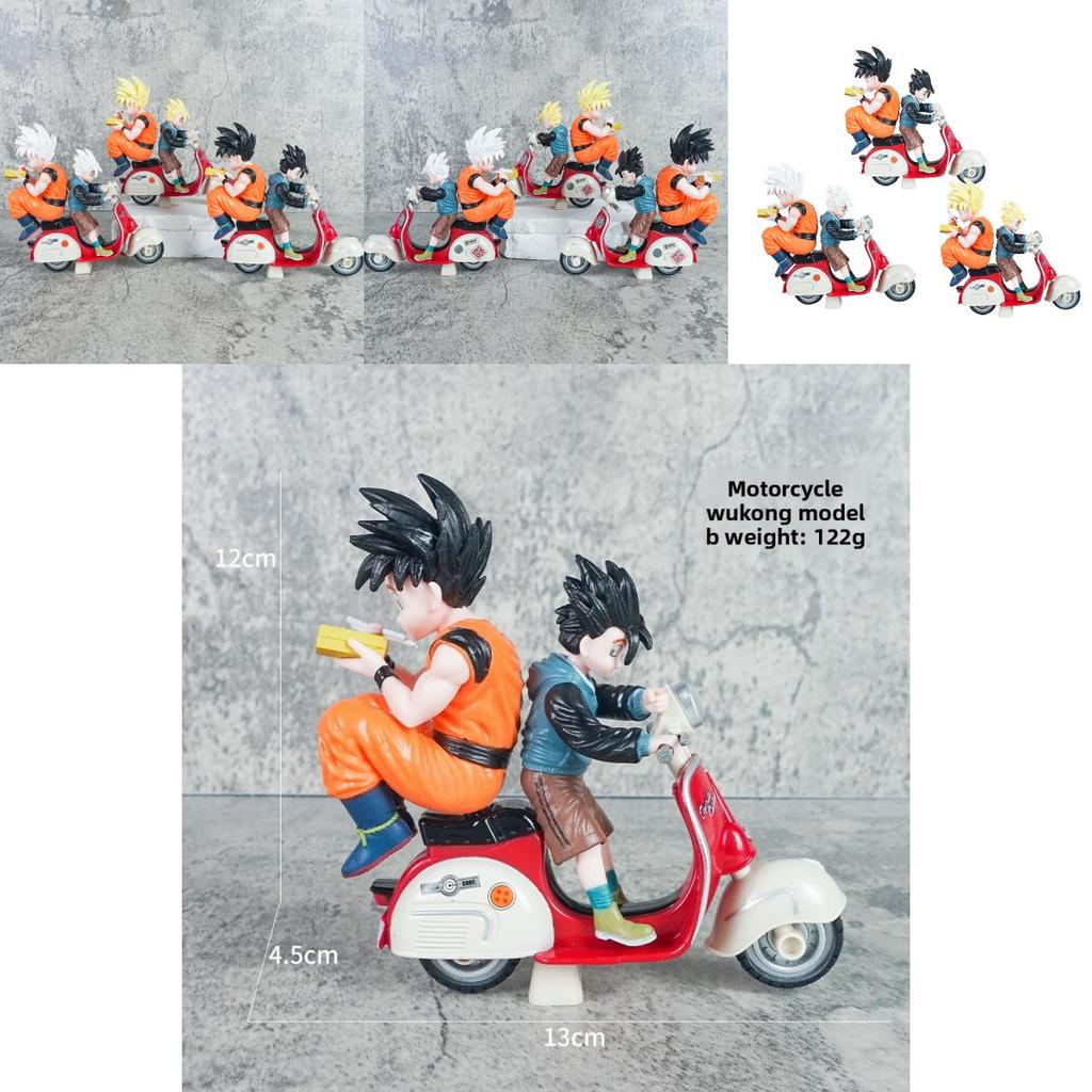 Dragon Ball Son Goku And Gohan Pvc Model Set With Collectible Design For Anime Enthusiasts