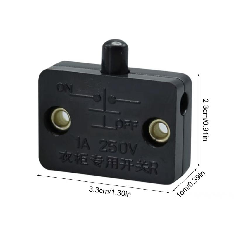 Wardrobe Door  Switches Wardrobe Push Switches Wardrobe Door Contact Switches Door Actuator for Closet Management