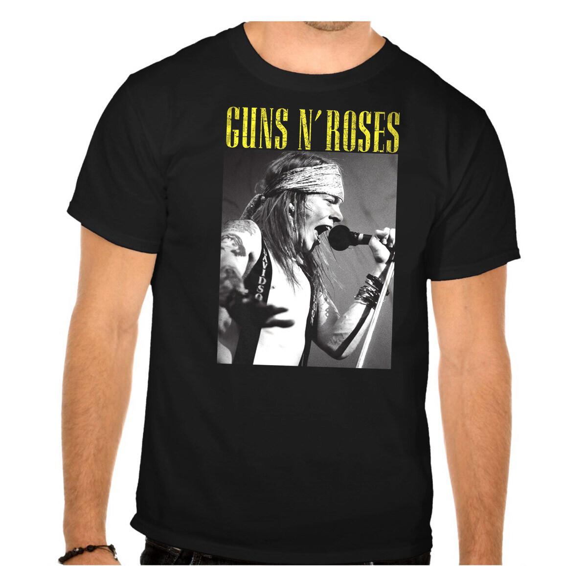 

26 GUNS N ROSES Rock Band Rock Music Legends Black T-Shirt -928- Unisex T-Shirt XXXL