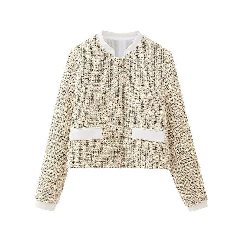 Fashion Wind 2023 New Fall Women's Clothing Easiest for Match Texture Short Casual Suit Jacket 7995137 330