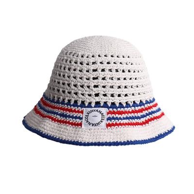 Korean Pattern Openwork Fisherman Hat Breathable Warm Season Outdoor Shore Casual Unisex Headwear Lightweight Design For Men Women