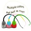 Automatic Silicone Tail Teaser Toy Electronic Interactive Cat Wand Toy Rechargeable Kitten Exercise Toy for Indoor Cats