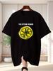 Stone Roses Band Logo & Lemon Slice T-Shirt - Unisex Casual Short Sleeve Tee with Iconic Logo Print