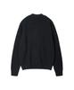 Leopeusaideu Collar Knit Ash Black