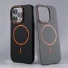 Ultrathin Simple Magsafe Phone Case for iPhone 16 15 14 Plus 13 12 Pro Max Matte Hit Color Lens Wireless Charging Hard PC Cover