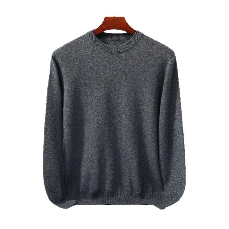 Cashmere sweater crew neck sweater loosely knitted new inner wool sweater