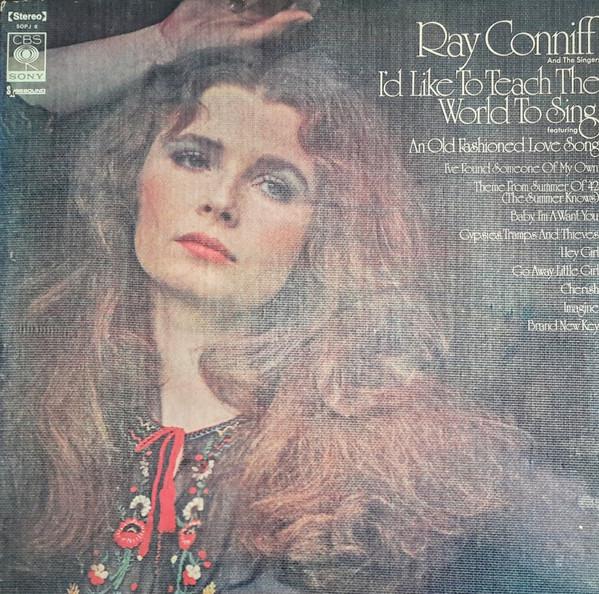 LP Record RAY CONNIFF SINGERS & THE ORCHESTRA - I'd Like Teach The Corld To Sing (I SOPJ8 CBS 1971 Japan Classical Used