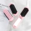 BEPAN Portable Folding Hair Comb Smooth Hair Cute Cartoon Print Air Cushion Combs 2 In 1 Integrated Comb and Mirror  Massage Comb