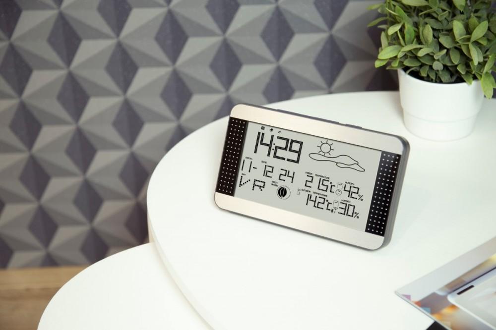 Alecto WS-1700  Weather Station with Wireless Sensor, Silver, Alecto