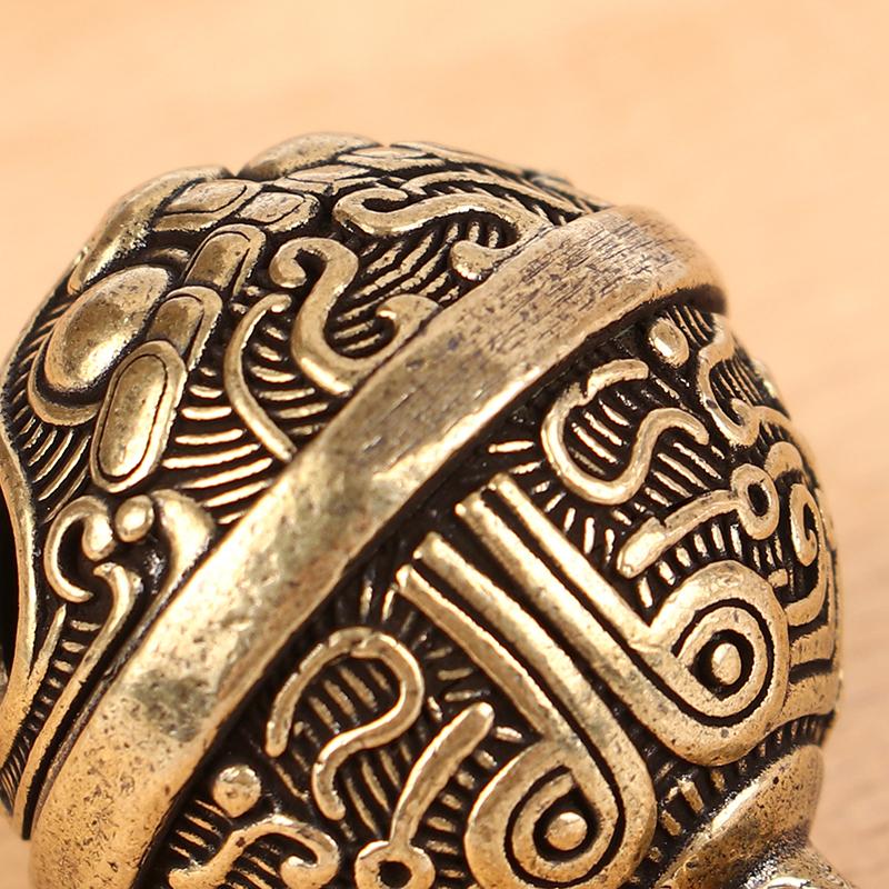 Lucky Brass Handicraft Die Casting Drop Bell Key Car Button Wind Bell Sect Bronze Bell Creative Gift