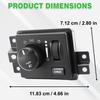Headlight Dimmer Switch Headlamp Driving Lamp Switch 1AZHS00709  BSS00723 for Dodge Dakota Durango Ram 1500 2500 3500 4500 5500