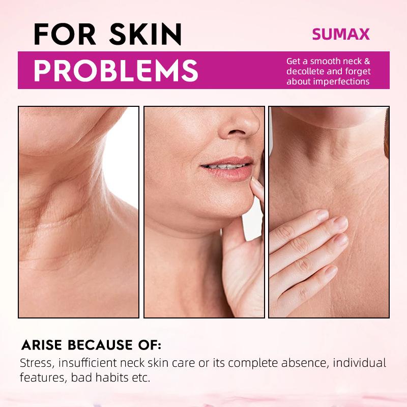 Out Press-on Neck Cream 50ml Mooth Delicate Radiant and Translucent Rapid Absorption of Skin Retinol Anti Aging Serum