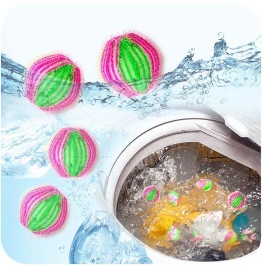 4Pcs Magic Clothes Hair Removal Laundry Ball Clothes Personal Care Hair Ball Washing Machine Ball Cleaning Ball