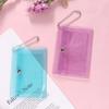 1Pc Women'S Credit Card Holder Wallet Transparent Waterproof Pvc Id Card Wallet