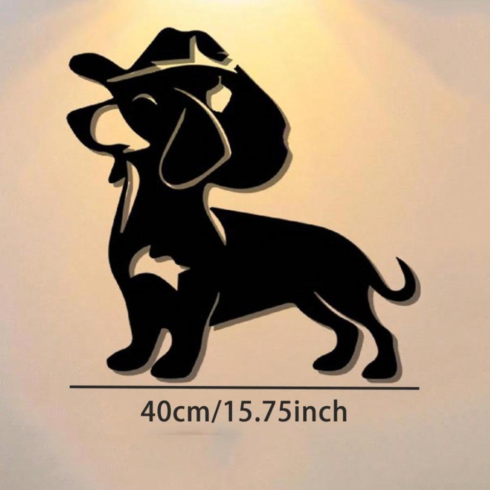 

Personalized Metal Wall Art Dog Decor Christmas Halloween Gift