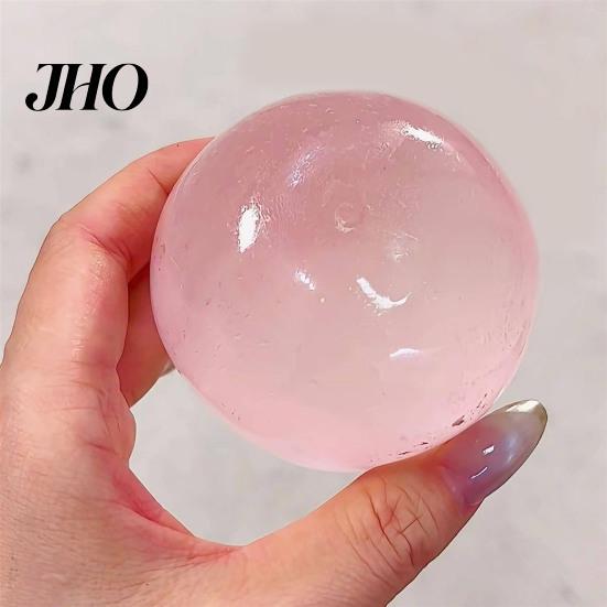 Tension Relief Toy 1/3/4Pcs Coconut Oil Stress Ball Slow Rising Clear Squeeze Non-Sticky Improving Focus Relaxation Stretchy Sensory Aid Reliever