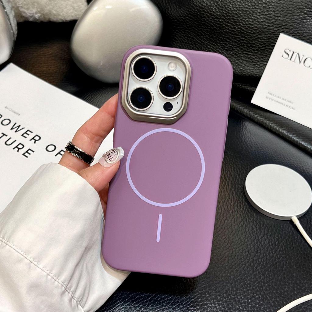 PC Skin Feel Magnetic Case for iPhone 17 Pro Max with Apple Blade Camera 15/14 Support
