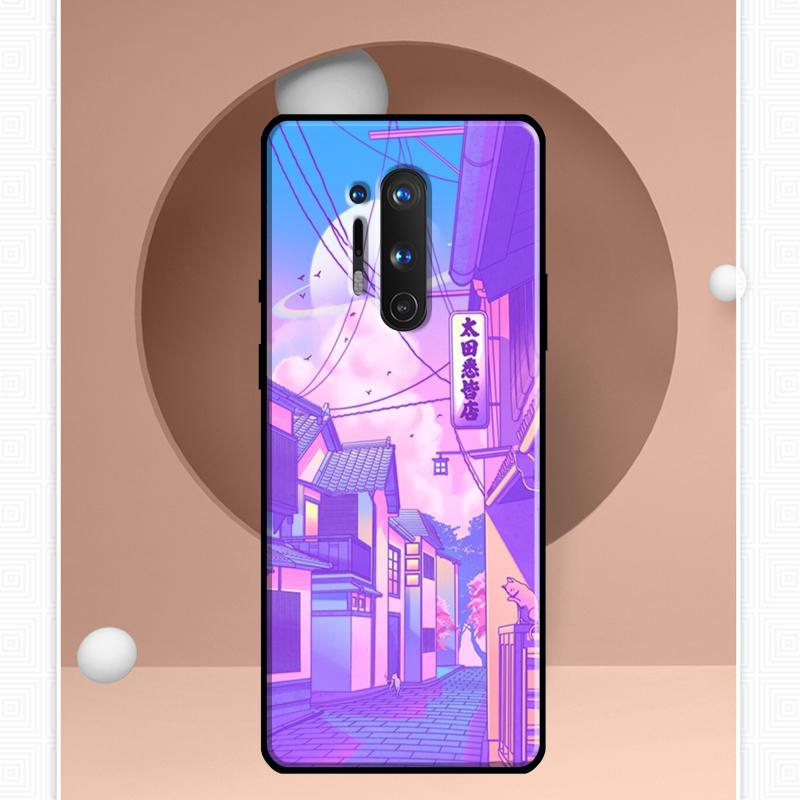 Pastel Japonsko Pouzdro Kyoto City Pro Oneplus 10T 8T 9R 9RT Ace 11 9 10 Pro Kryt Pro Oneplus Nord N20 N10 2T CE 2 Lite