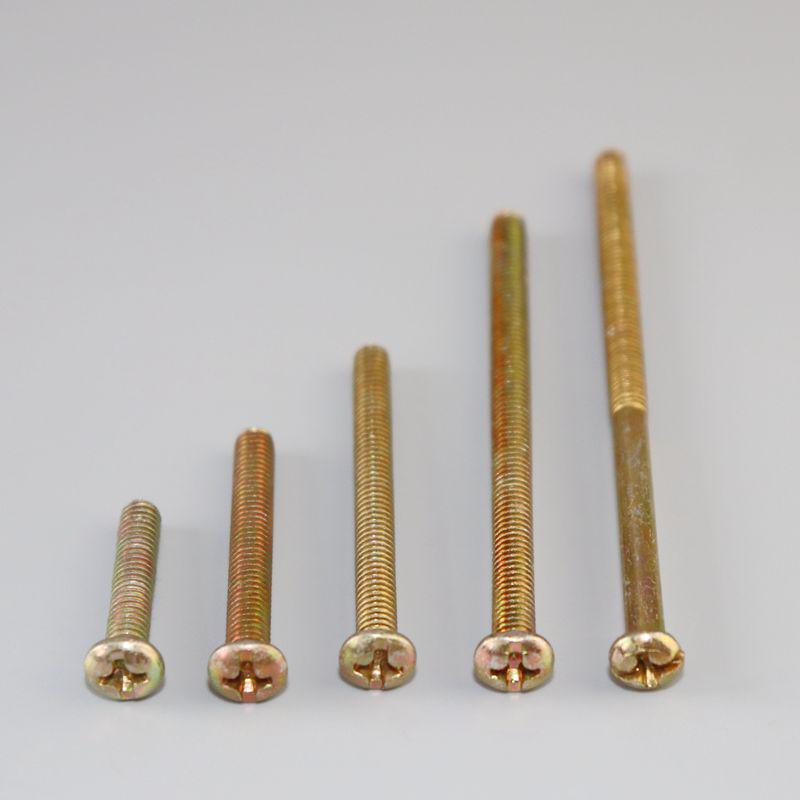 Semicircular Head Phillips Screws for Switch Panels & Junction Boxes M4-M8