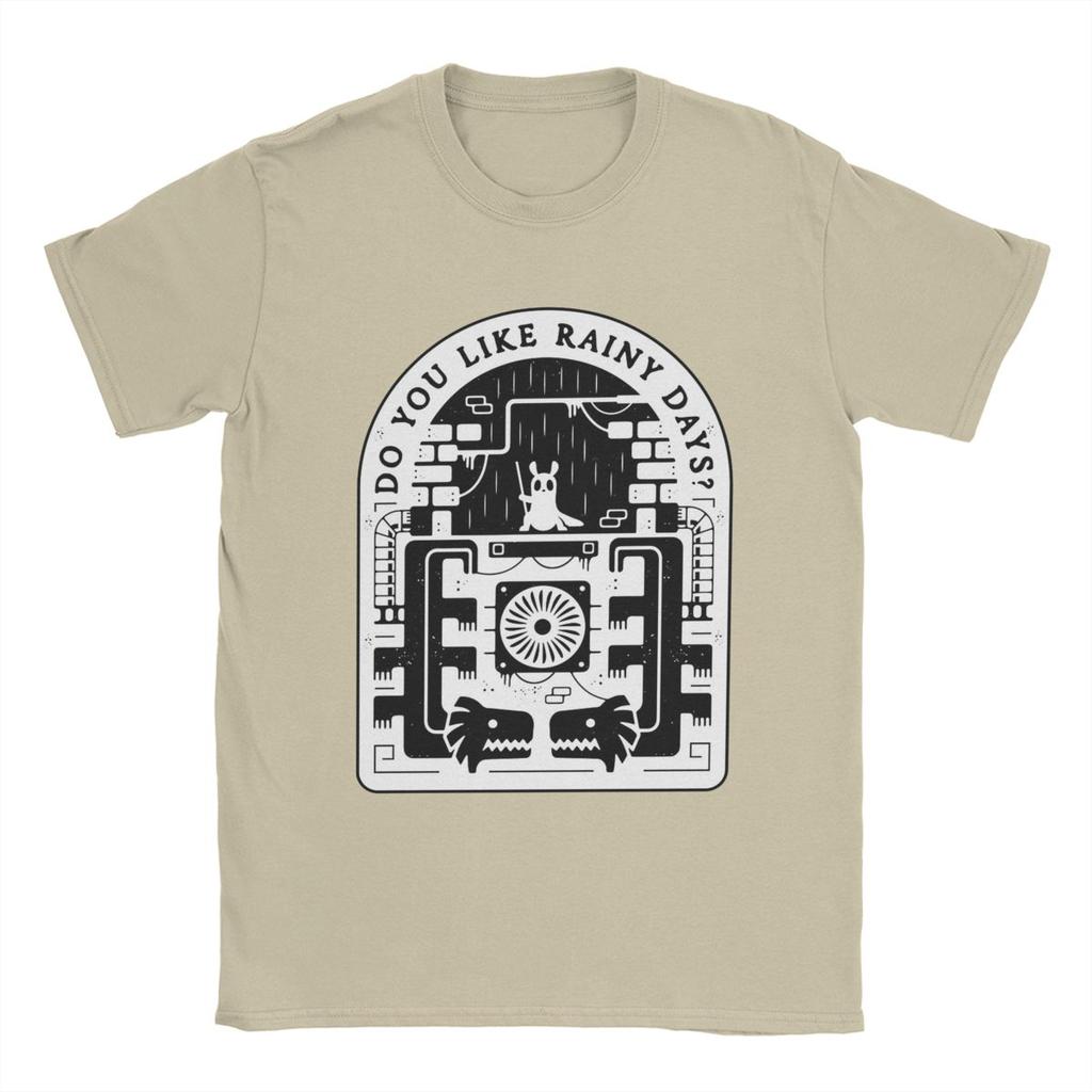 Slugcat Days Rain World T Shirt for Men 100% Cotton Novelty T-Shirts Crewneck Game Anime Tee Shirt Short Sleeve Tops 6XL