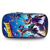 FORTNITE Cartoon Pencil Case, Double Layer Lightweight Portable Pencil Bag Box, Durable Stationery Pouch for Boys Girls Age 4-9.