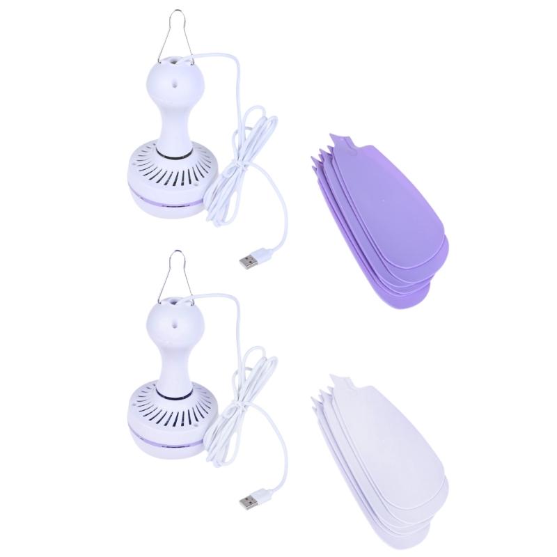 Ventilatore USB da Appendere DC5V1A 5W Efficiente e Silenzioso Motore Brushless per Campeggio Camera da Letto Ufficio Scrivania e Tenda da Viaggio