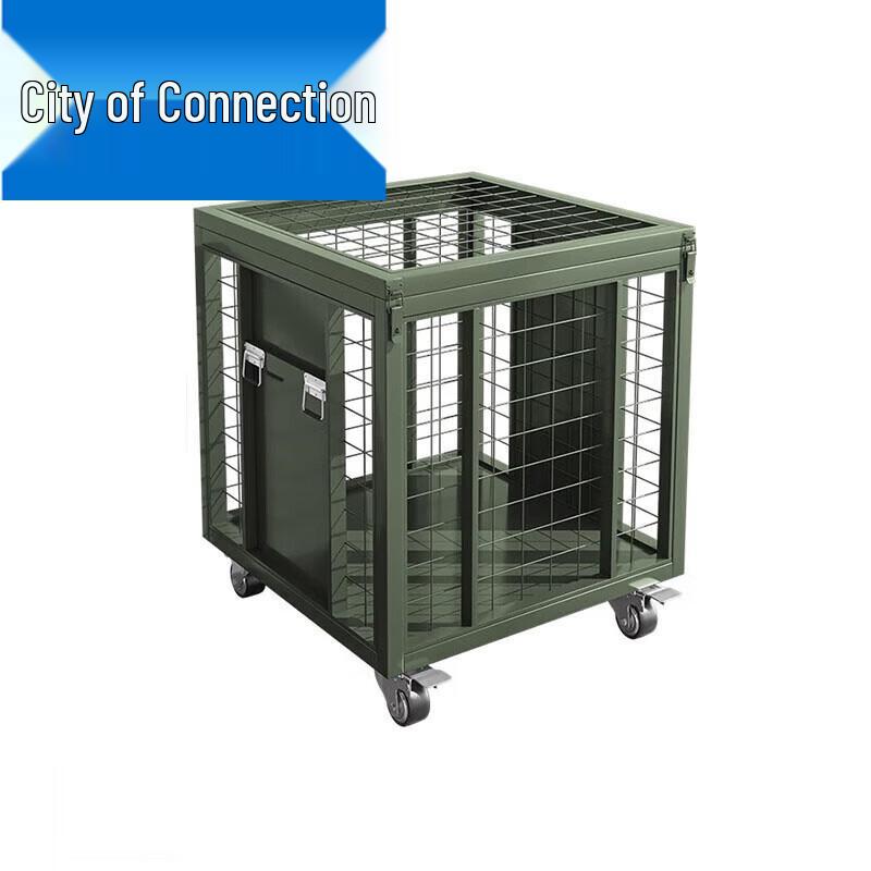 Collapsible Military Green Storage Mesh Cage