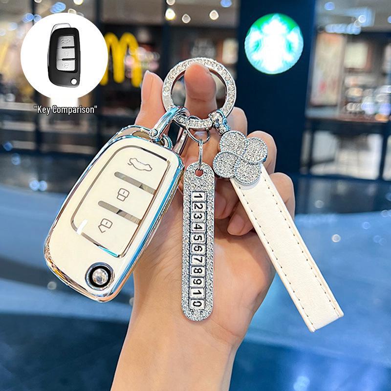 Geely Folding Key Cover for Vision X3, King Kong, Emgrand GL, Panda S1, Boyue X1, Xingrui, Binrui.