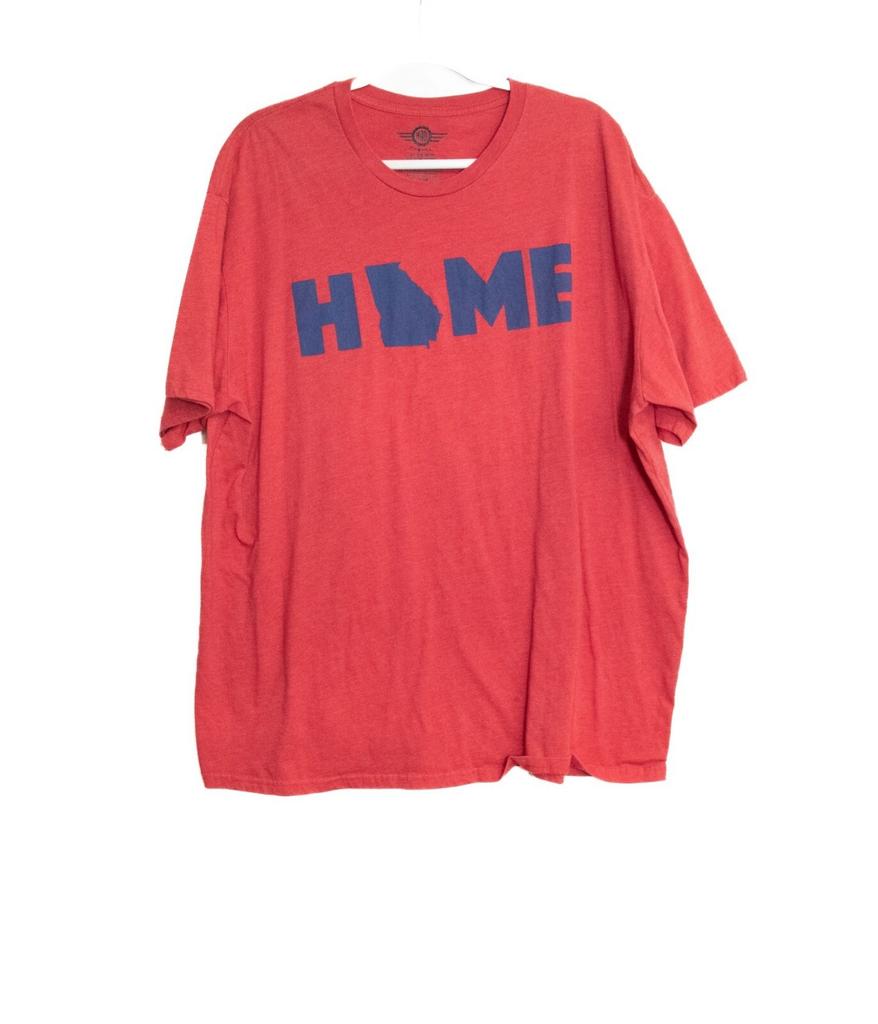 Red Georgia Home Graphic T-Shirt 2X