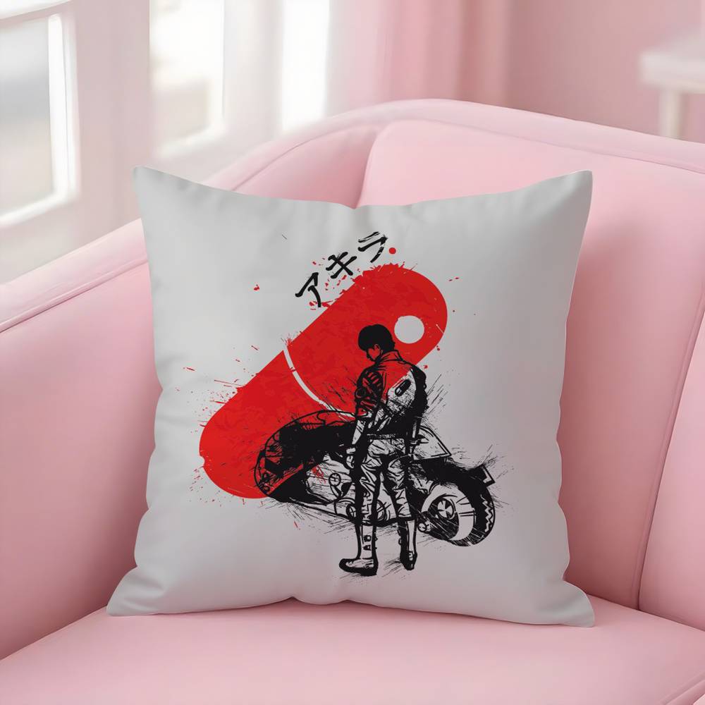 Anime Manga A-Akira Pillow Case Sofa Short Plush Double-sided HD Printing Room Home Office Gift Cushion Cover