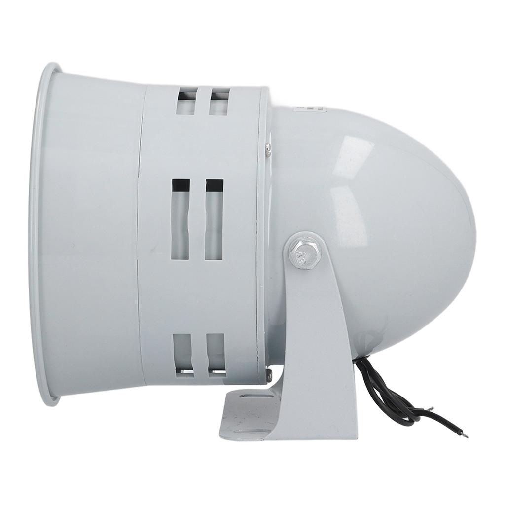 Plastic Motor Alarm High Sound Adjustable Base Install Easily High Strength Vintage Siren Horn for Schools AC 200‑240V