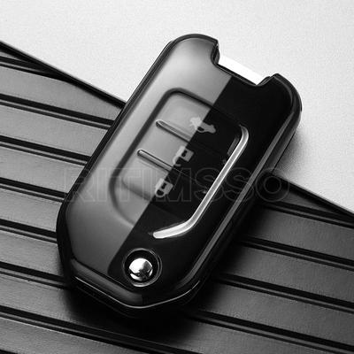 TPU skládací pouzdro na klíče od auta Shell Cover Fob pro Honda Civic HRV CRV XRV CR-V Crider Odyssey Pilot Fit Accord Protector Příslušenství