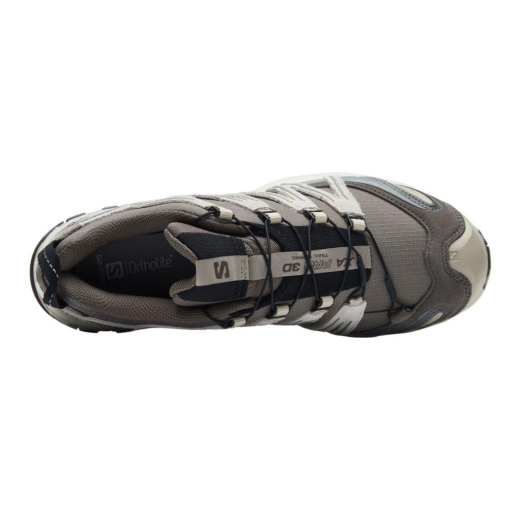 New SALOMON XA PRO 3D Slip Resistant Abrasion Resistant Low top Running Shoes Unisex Taupe Light Green Apricot L477920
