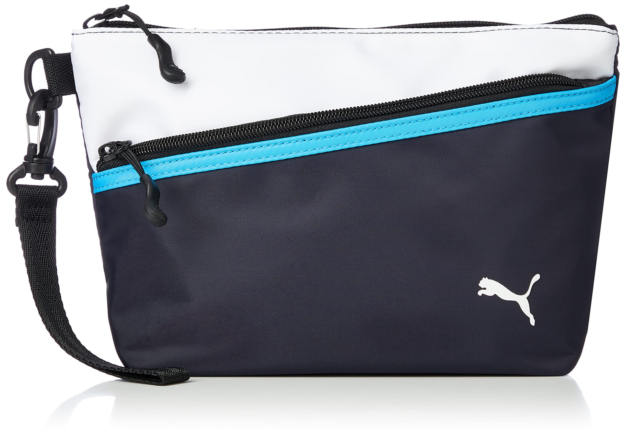 

Round Tote Pouch Golf Color Blocking Round Pouch Bright Blue [PUMA] Men s White/Angel