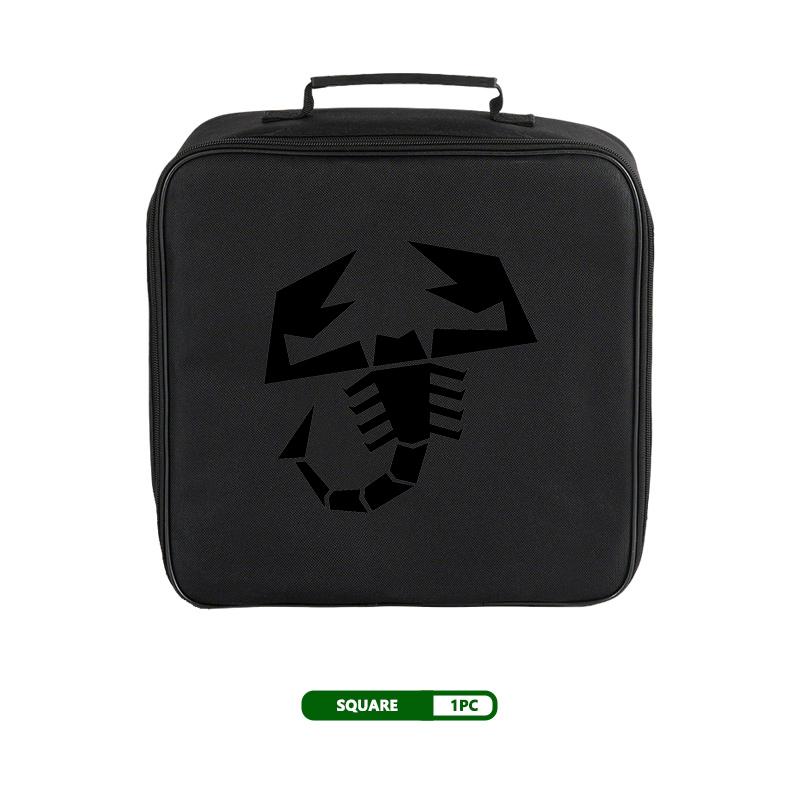 VOPL3 Oxford Cloth Car Charge Cable Case Organiser Waterproof Charging Gun Storage Bag For Abarth FIAT Doblo Freemont 500 Idea Linea