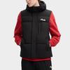 Fila Originalebielle New Year Series Logo Water-Resistant Stain-Resistant Comfortable Vest Men Vest Black F11M519902F-BK