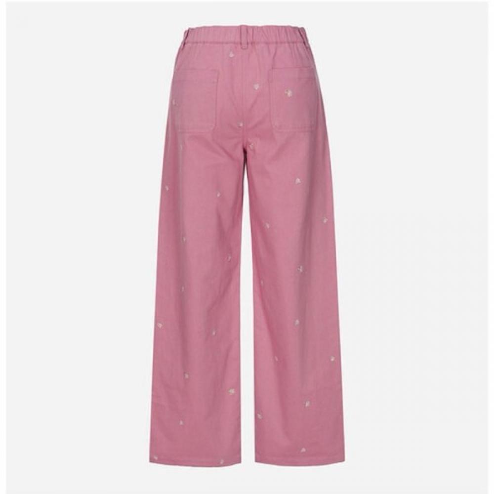 Thursday Island Flower Motif Embroidered Pants T262mpt142w