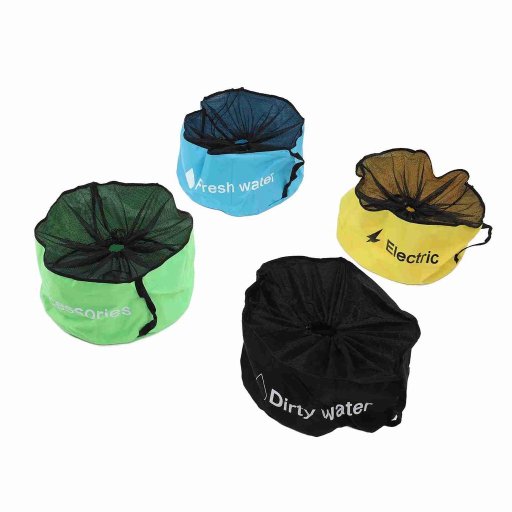 4 Pcs RV Hose Storage Bag 600D Oxford Cloth Water Proof Breathable Electrical Cord Sewer Hose RV