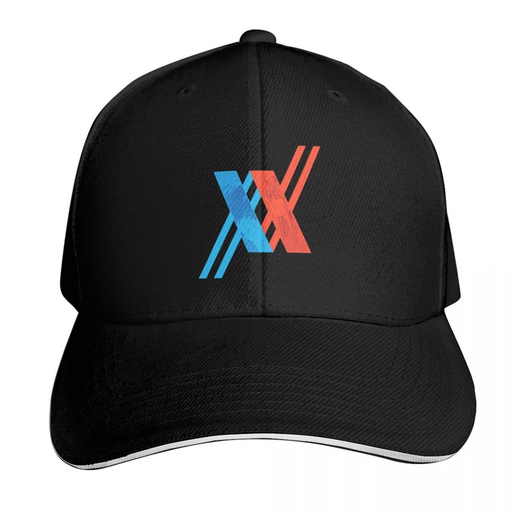 Darling in The FranXX Logo Hiro and Zero Two () Baseball Cap Luxury Cap cute Snapback Cap Dropshipping Unisexs Luxury Womens