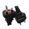 US 3 Prong Power Cord Power Plugs,3 Pin Male to IEC320 C5 Female Laptop Power Conversion Plugs
