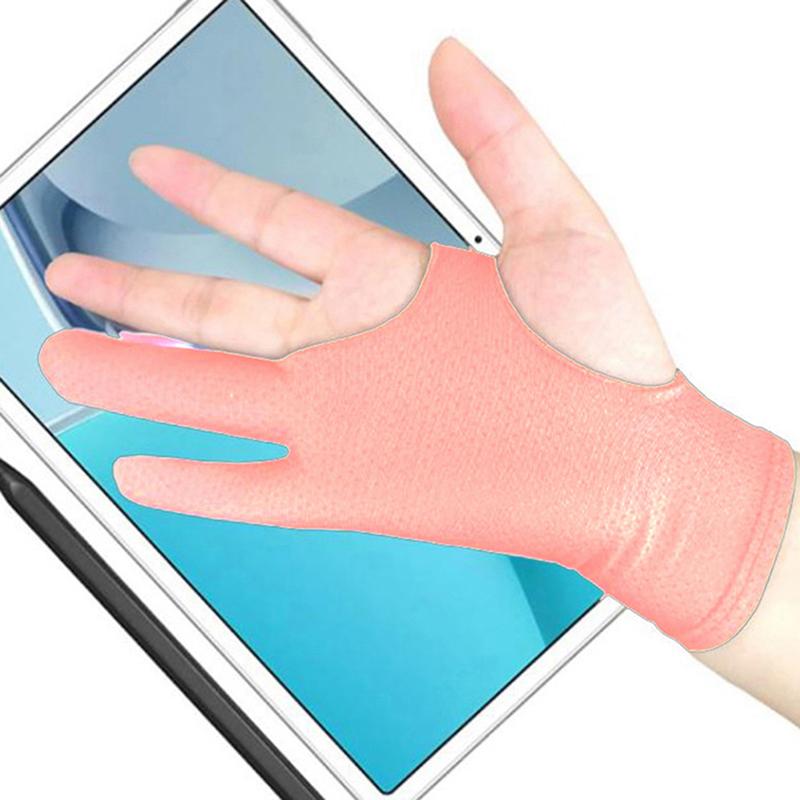 1Pc  Drawing Glove For  Graphics Drawing Table 2 Finger Anti-Fouling