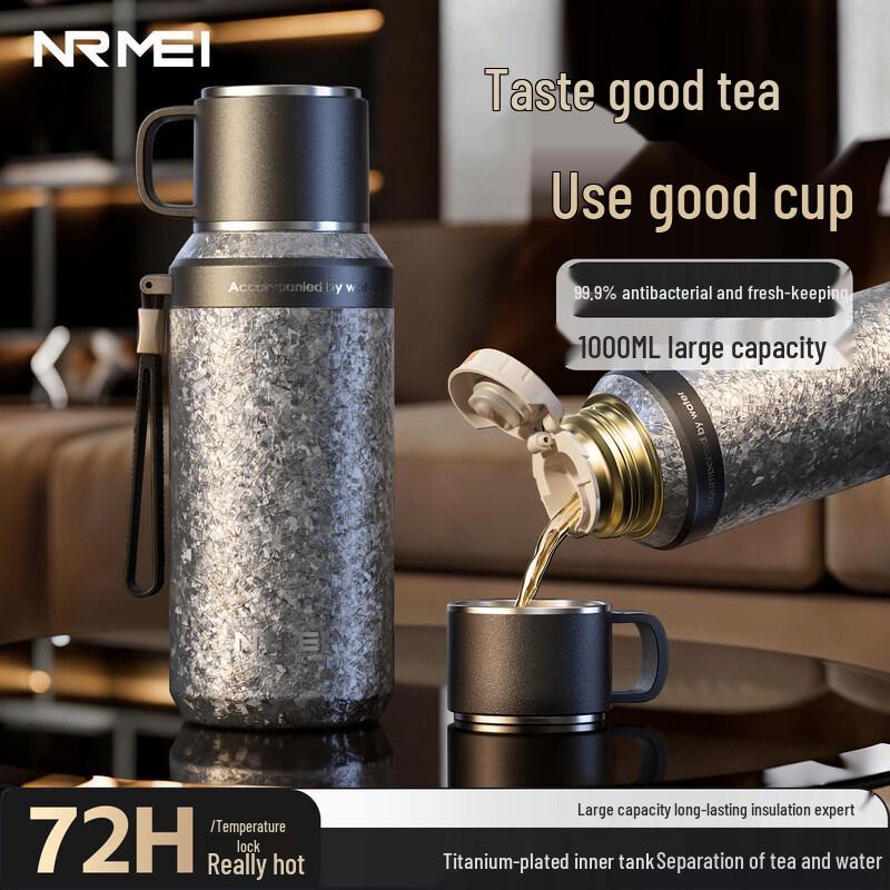 nRMEi Men s Large Capacity Tea Infuser Thermos