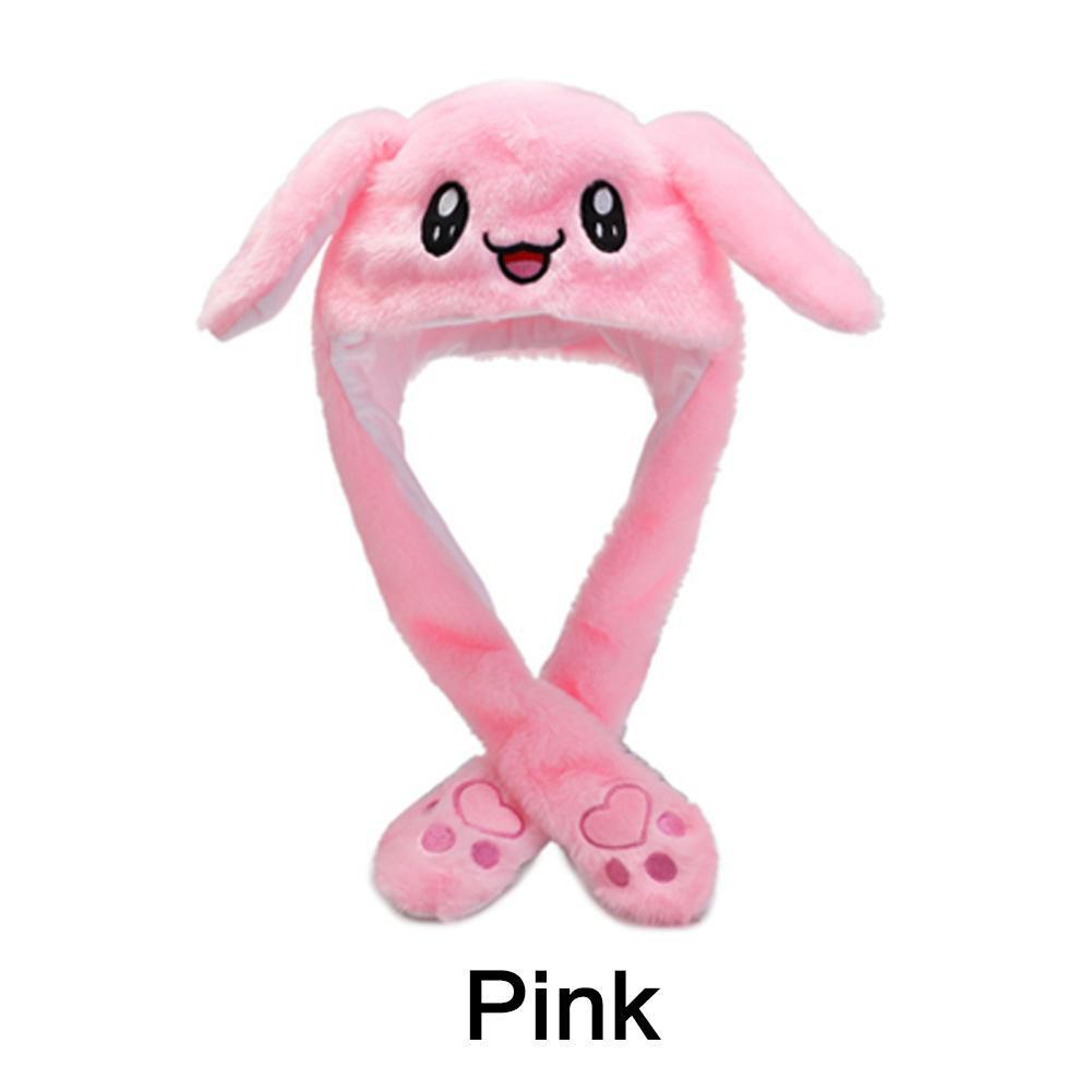 Cute Cartoon Rabbit Ear Hat Kawaii Bunny Ears Plush Winter Cosplay Anime Hat Birthday Gift Accessory