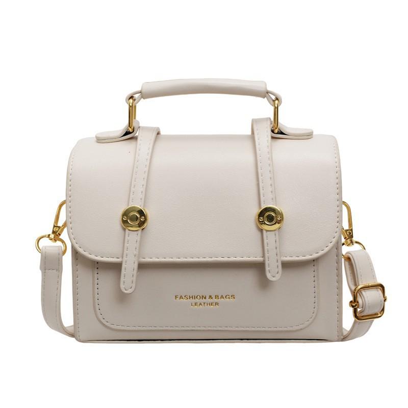 Sac Retro Style Occidental Petit Sac Femme Saisonnière Nouveau Populaire Couleur Unie Bandoulière Mode Portable Carré