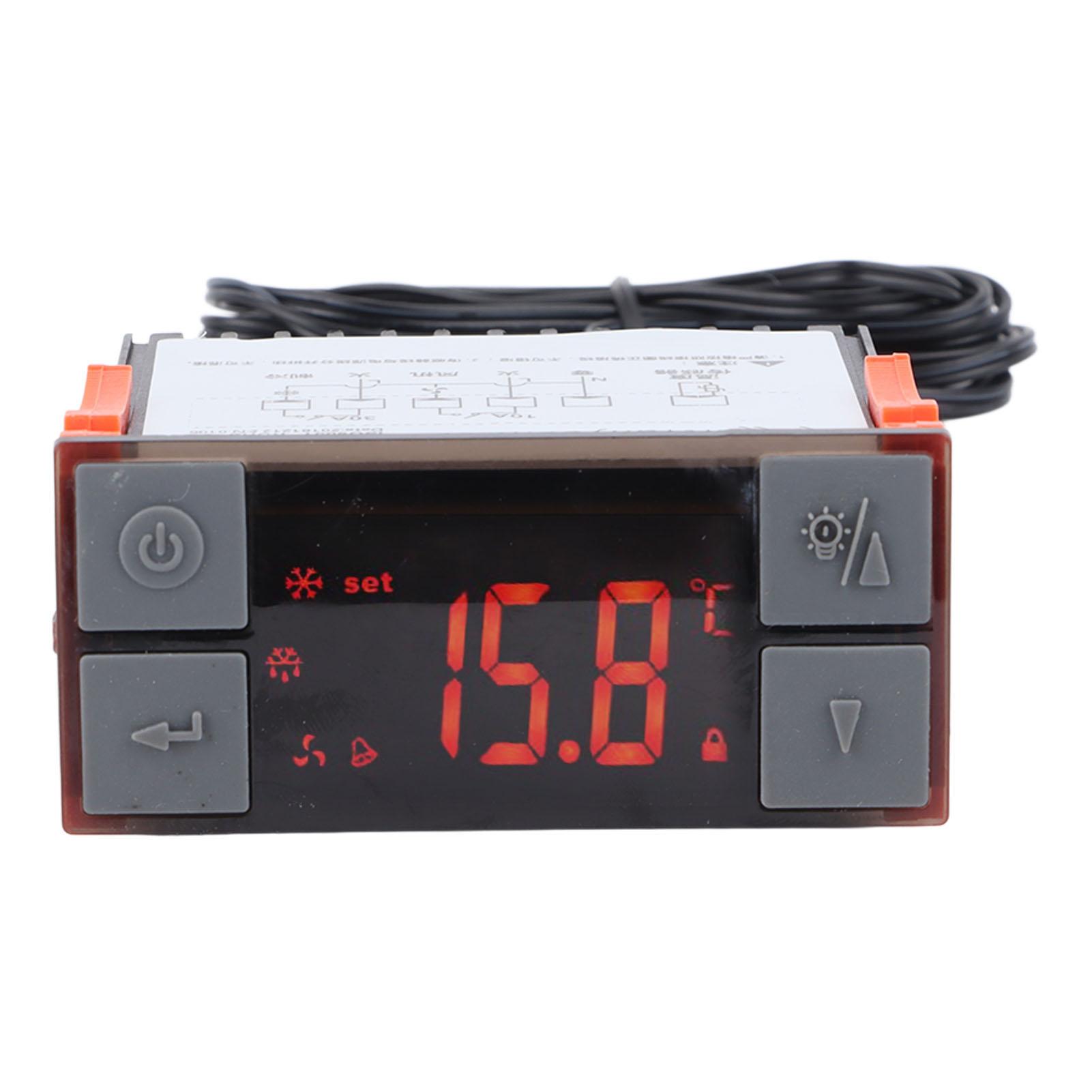 Digital Temperature Controller High Performance Multifunctional Temperature Sensor Electric Thermostat for Air Cooled