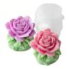 Food Grade Silicone Florals Shaped Candle Making Mould For Home Decoration Craft